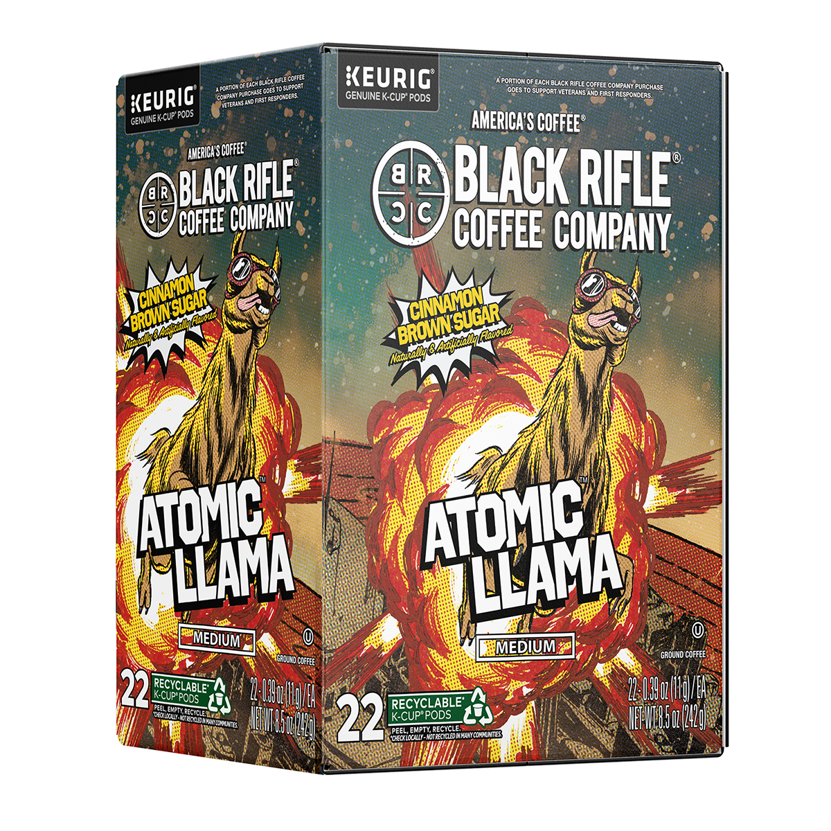 Atomic Llama, K-Cups