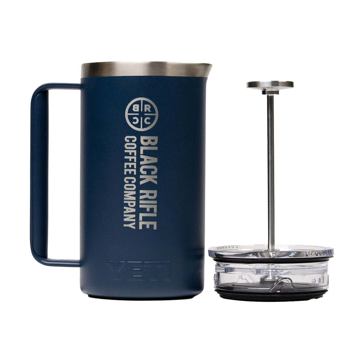 BRCC x YETI Company Logo French Press