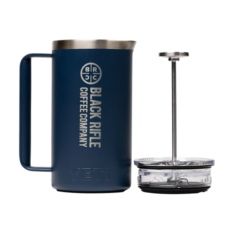 BRCC x YETI Company Logo French Press