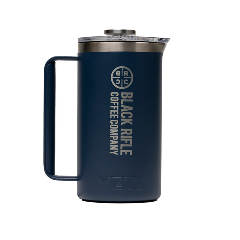BRCC x YETI Company Logo French Press