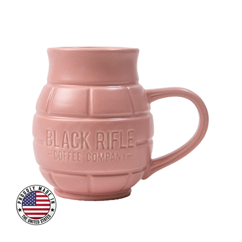 BRCC Grenade Mug, Sand Pink