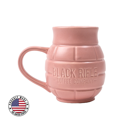BRCC Grenade Mug, Sand Pink