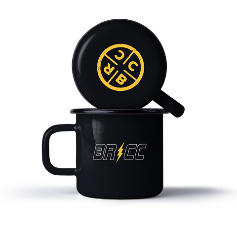 CAF Skull Enamel Mug