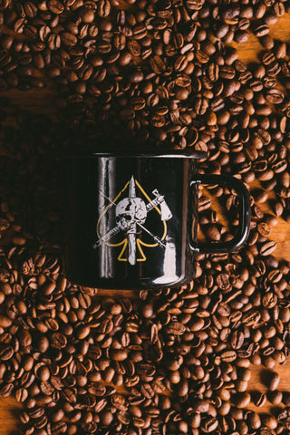 CAF Skull Enamel Mug