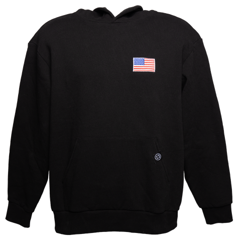 USA Flag Premium Heavyweight Pullover Hoodie