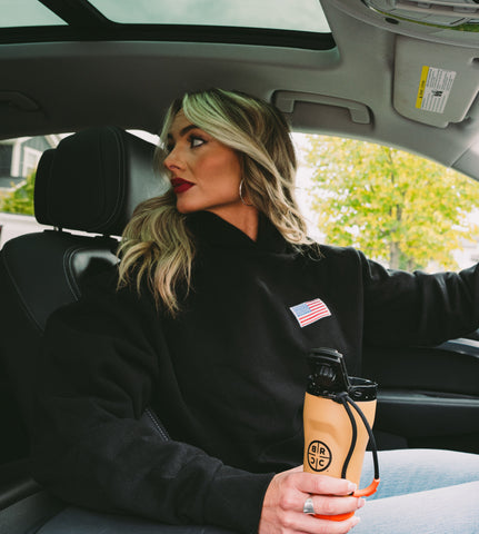 USA Flag Premium Heavyweight Pullover Hoodie