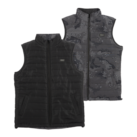 BRCC PVC Patch Reversible Matte Puff Vest