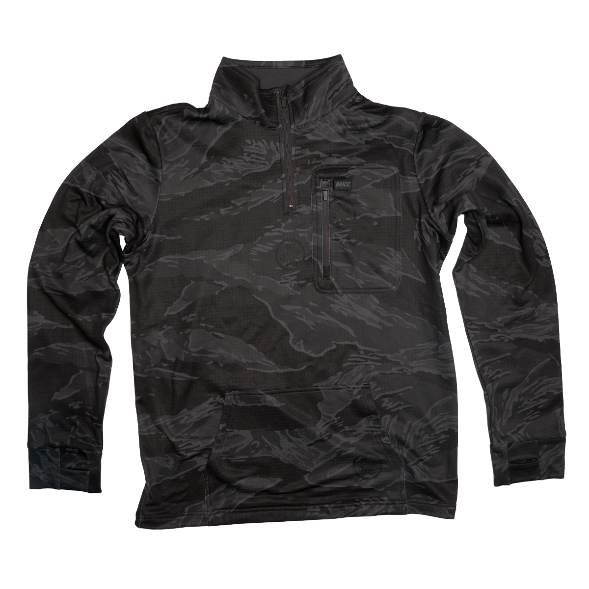 MO Grenade Waffle Fleece Quarter Zip Pullover