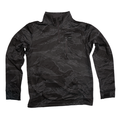 MO Grenade Waffle Fleece Quarter Zip Pullover