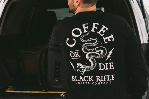 Caffeine and Coils Long Sleeve T-Shirt